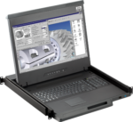 F117 - 1U 17" 1080p LCD Console Drawer