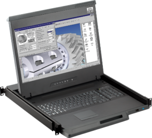F117 - 1U 17" 1080p LCD Console Drawer