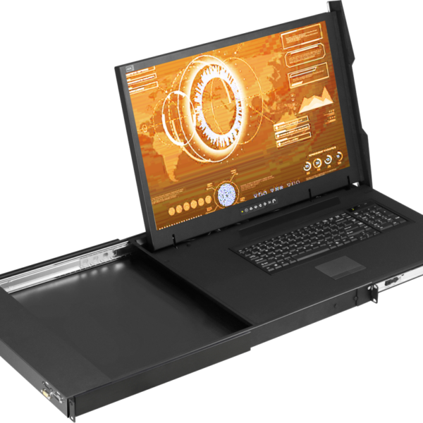 K123 - 1U 23" 4K LED-backlit LCD Console Drawer