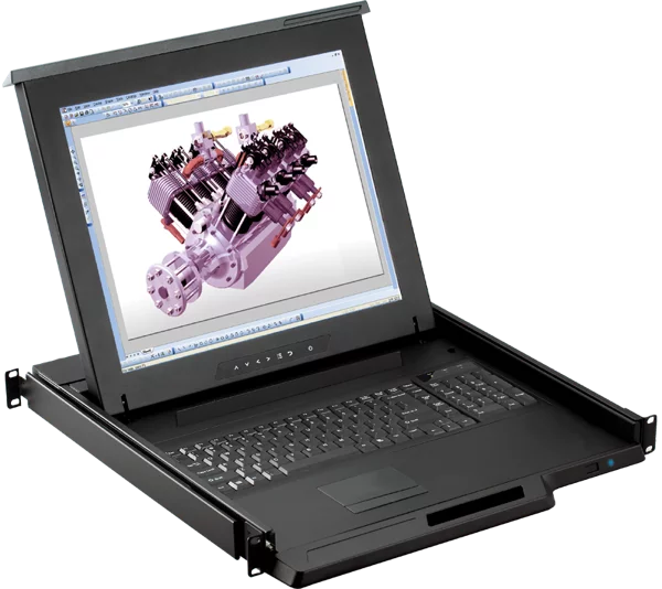 RKP117 / 119 - 1U 17" / 19" LCD Console Drawer