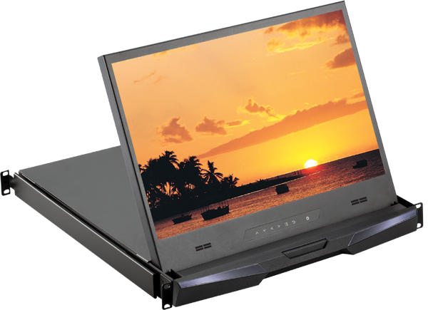 RP-HW119 - 1U 19" widescreen Sunlight Readable LCD Display Drawer