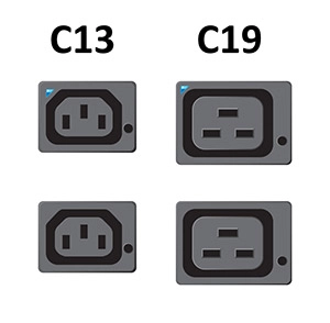 Lockable IEC Outlets - InfraPower PDU