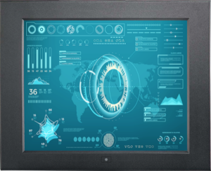 HAP-17, Professional and Versatile HAP-17" LED Monitor - Sunlight Readable Brightness (1,000 cd/m²) - 6mm aluminum front bezel