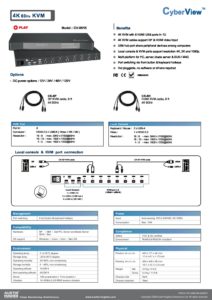 PS-CV-4KKVM - Brochure (PDF) Thumbnail