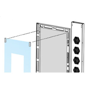 InfraCool 33U Door Mount Fan Air Blocking Material