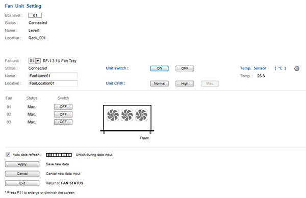 IGM-03 - Fan Unit Setting