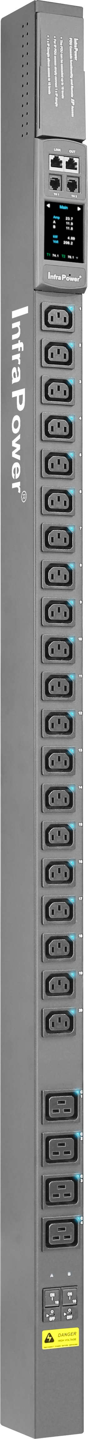 InfraPower 1-Phase Intelligent PDU