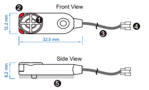 Inductive Door Sensor Drawing