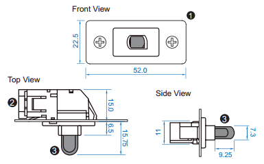 Mechanical Door Sensor Drawing