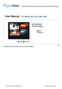 UM-CV-RP-W819QD.pdf - Manual (PDF) Thumbnail