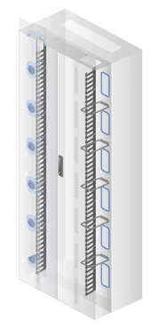 CR ODF Rack Package B ( Fibre Organizer & Cable Ring bundled )