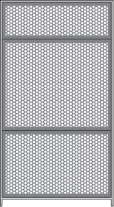 Rack Cage Perforated Sliding or Hinged Door