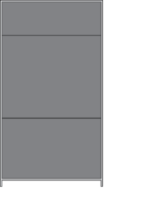 Rack Cage Plain Partition