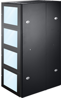 NSR-6247-4D - 47U NSR 600W 4 Co-location Rack - 1128mm Deep  - Front Glass