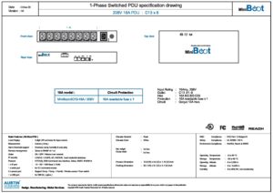 PD-MB-8C13-208V - Technical Drawing (PDF) Thumbnail