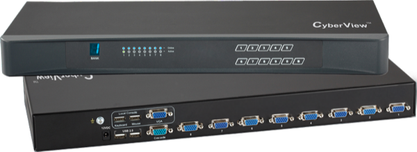 CV-801H - 8 Port VGA USB Hub KVM Switch