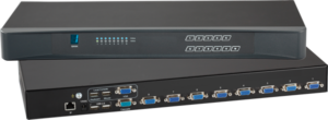 IP-802H - 8 Port VGA USB Hub KVM Switch - 1 Local + 1 IP Users