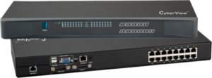 MU-1603 - 16 Port Matrix Cat6 KVM Switch - 1 Local + 2 Extended Remote Users