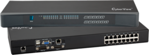 MU-1603 - 16 Port Matrix Cat6 KVM Switch - 1 Local + 2 Extended Remote Users