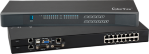 MU-IP1624 - 16 Port Matrix Cat6 KVM Switch - 1 Local + 2 IP + 1 Extended Remote Users