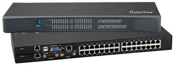 MU-IP3224 - 32 Port Matrix Cat6 KVM Switch - 1 Local + 2 IP + 1 Extended Remote Users