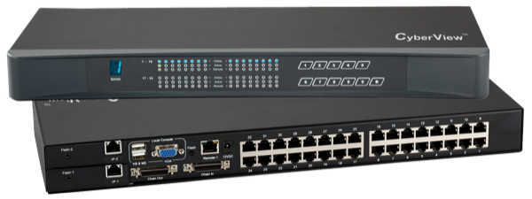 MU-IP3224 - 32 Port Matrix Cat6 KVM Switch - 1 Local + 2 IP + 1 Extended Remote Users