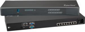 U-801 - 8 Port Combo Cat6 KVM Switch