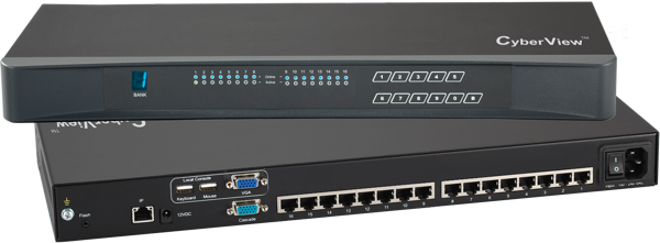 U-IP1602 - 16 Port Combo Cat6 KVM Switch - 1 Local + 1 IP Users