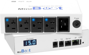 MiniBoot-4US - Remote Power - 110V - 15A - NEMA x 4 Outlets - C20 x 1 Inlet