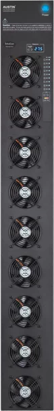 RF-33.9B - Intelligent (Expansion) 33U Door Mount Fan Panel (Model B) - 9 Fan Kit (972 CFM)