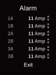 PDU Alarm Screen - MK PDU