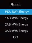 Power Reset Screen - MK PDU