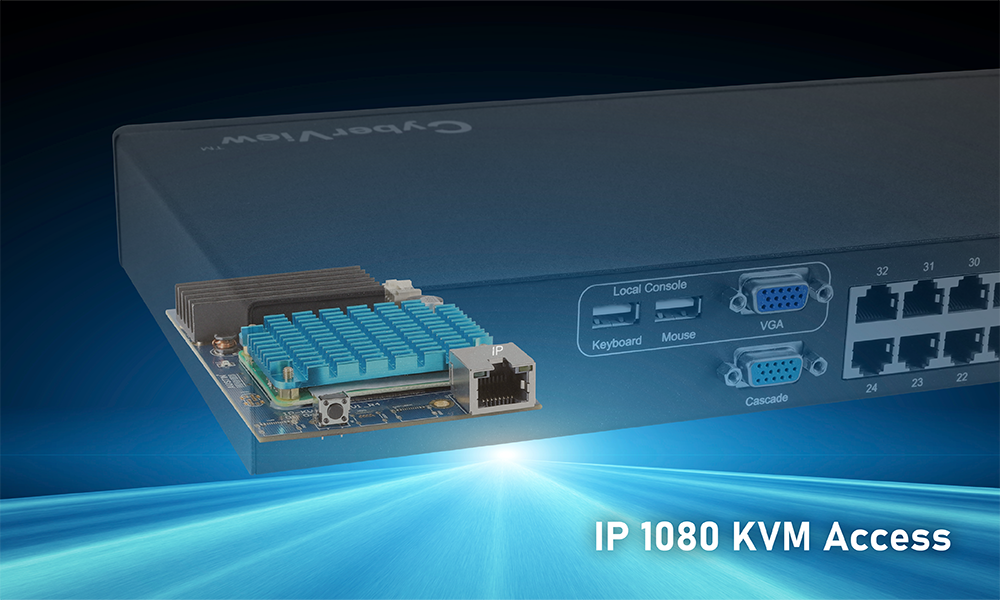 IP KVM Switch - 1080p support over Network IP