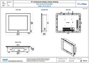 PD-UV-10 - Technical Drawing (PDF) Thumbnail
