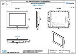 PD-UV-15 - Technical Drawing (PDF) Thumbnail