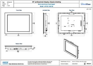 PD-UV-20 - Technical Drawing (PDF) Thumbnail