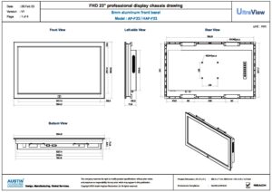 PD-UV-F23 - Technical Drawing (PDF) Thumbnail