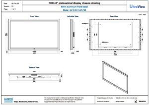 PD-UV-F43 - Technical Drawing (PDF) Thumbnail