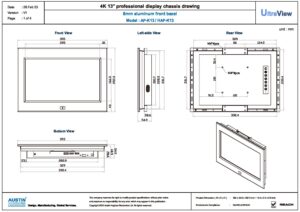 PD-UV-K13 - Technical Drawing (PDF) Thumbnail