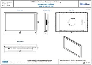 PD-UV-K28 - Technical Drawing (PDF) Thumbnail