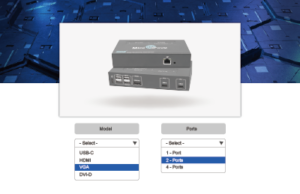 USB-C IP KVM - 1-port, 2-port, 4-port IP KVM Gateway