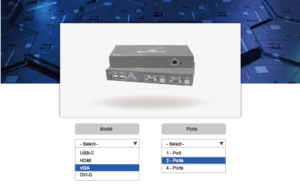 VGA IP KVM - 1-port, 2-port, 4-port IP KVM Gateway