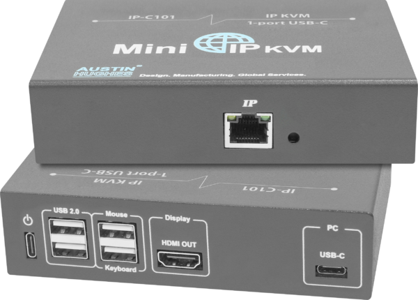 IP-C101 - 1-port USB-C Mini IP KVM Series