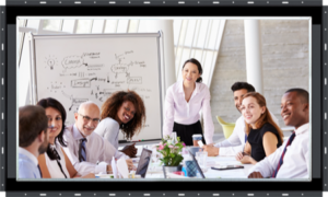 OP-F27, Professional and Versatile 27" FHD LED Monitor - Standard Brightness (300 cd/m²) - Universal open frame