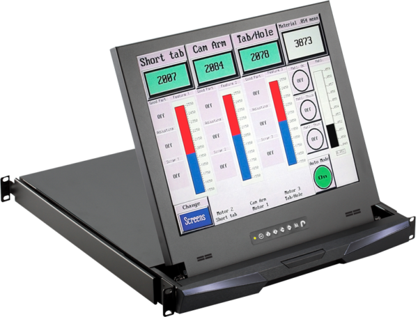 RP-117 / 119 - 1U 17" / 19" LED-backlit LCD Display Drawer