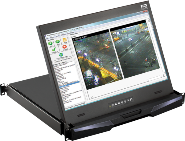 RP-F1417 - 1U 17" Ultra Short Depth FHD LED-backlit LCD Display Drawer