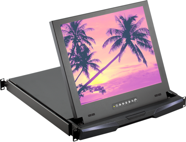 RP-H117 / 119 - 1U 17" / 19" Sunlight Readable LED-backlit LCD Display Drawer