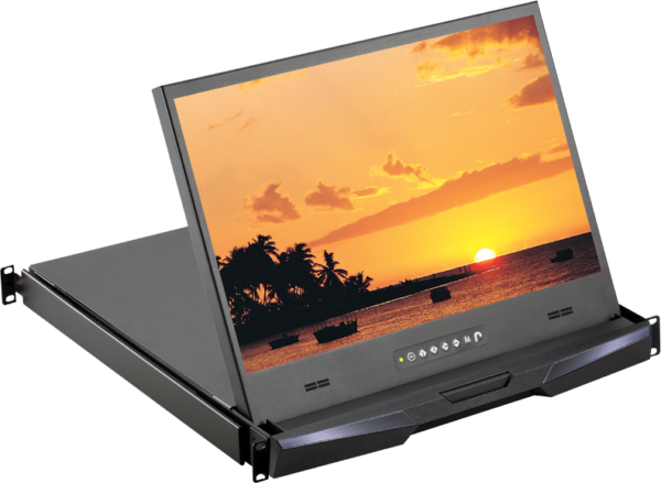 RP-HW119 - 1U 19" widescreen Sunlight Readable LED-backlit LCD Display Drawer