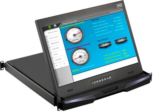 RP-K117 - 1U 17" 4K LED-backlit LCD Display Drawer