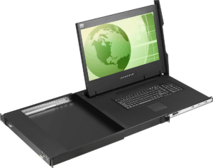 F121 - 1U 21" FHD LED-backlit LCD Console Drawer